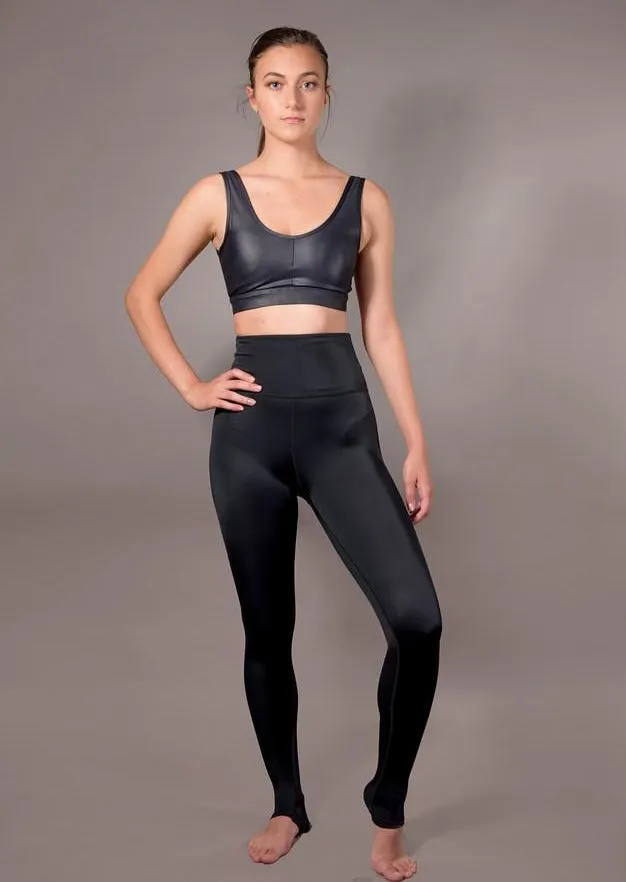 Slim leggings in black