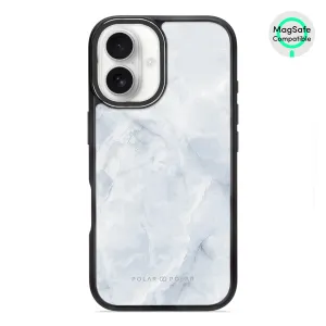Snow Mountain - iPhone 16 Frosted Black Bumper MagSafe Case