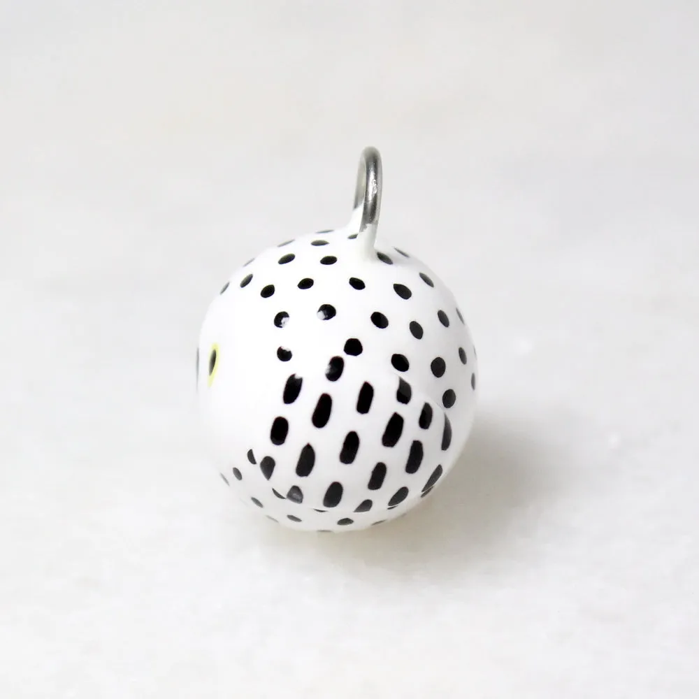 Snowy Owl Charm