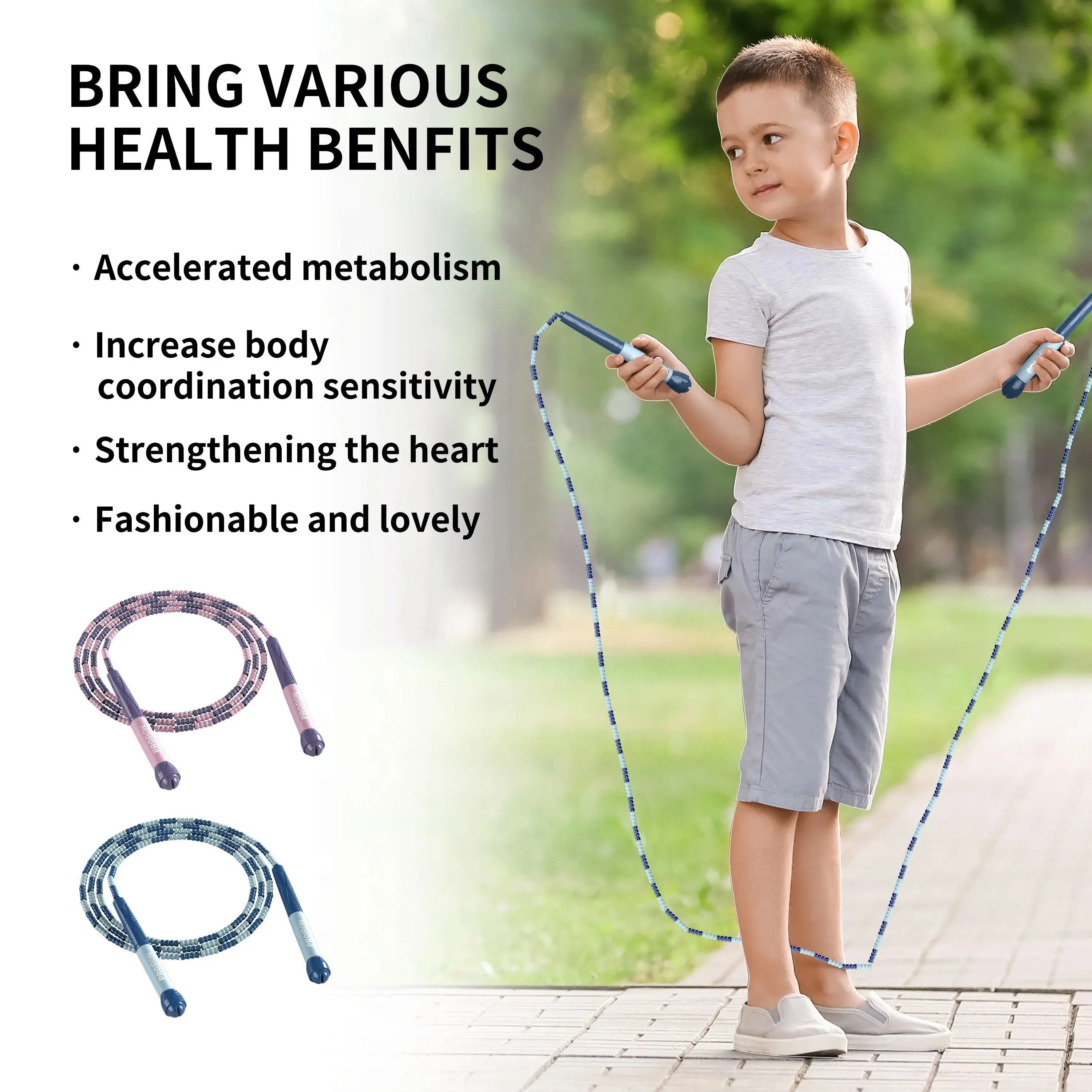 Soft Beaded Skipping Rope