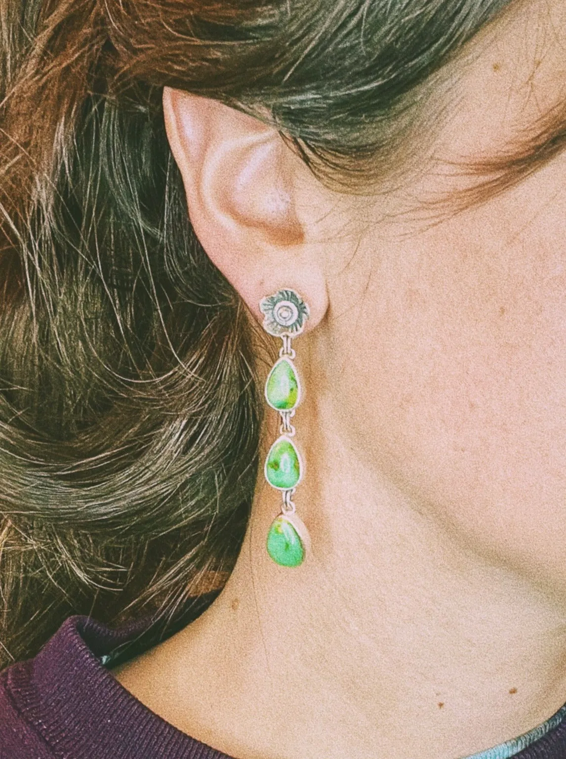 Sonoran Gold Turquoise Earrings