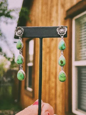 Sonoran Gold Turquoise Earrings