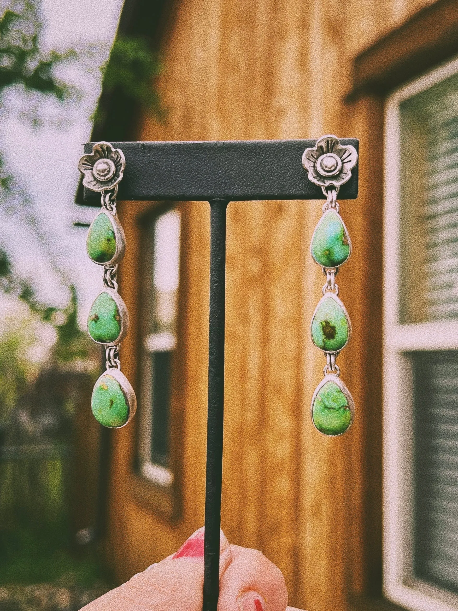 Sonoran Gold Turquoise Earrings
