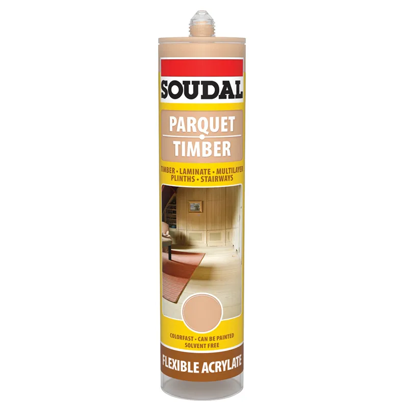 Soudal Parquet Wood, Timber & Laminate LVT Sealant- All Colours