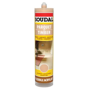 Soudal Parquet Wood, Timber & Laminate LVT Sealant- All Colours