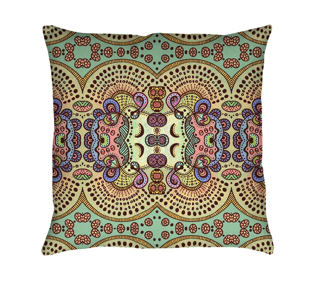 Spring Pastels Throw Pillow