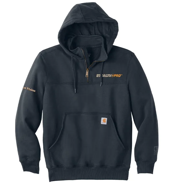 StealthPro Carhartt ® Rain Defender ® Paxton Heavyweight Hooded Zip Mock Sweatshirt