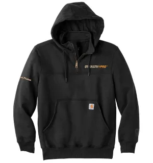 StealthPro Carhartt ® Rain Defender ® Paxton Heavyweight Hooded Zip Mock Sweatshirt