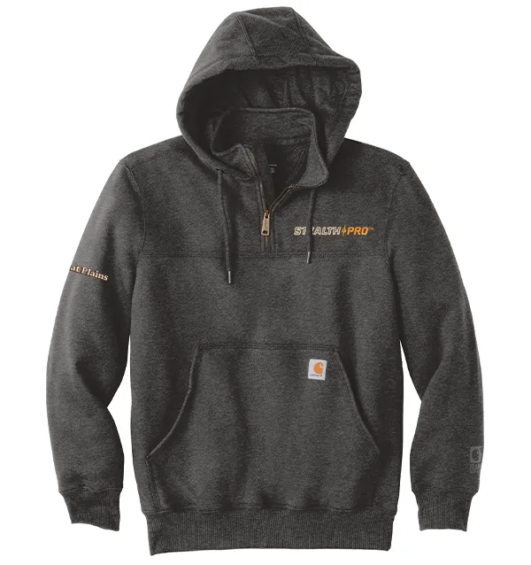 StealthPro Carhartt ® Rain Defender ® Paxton Heavyweight Hooded Zip Mock Sweatshirt