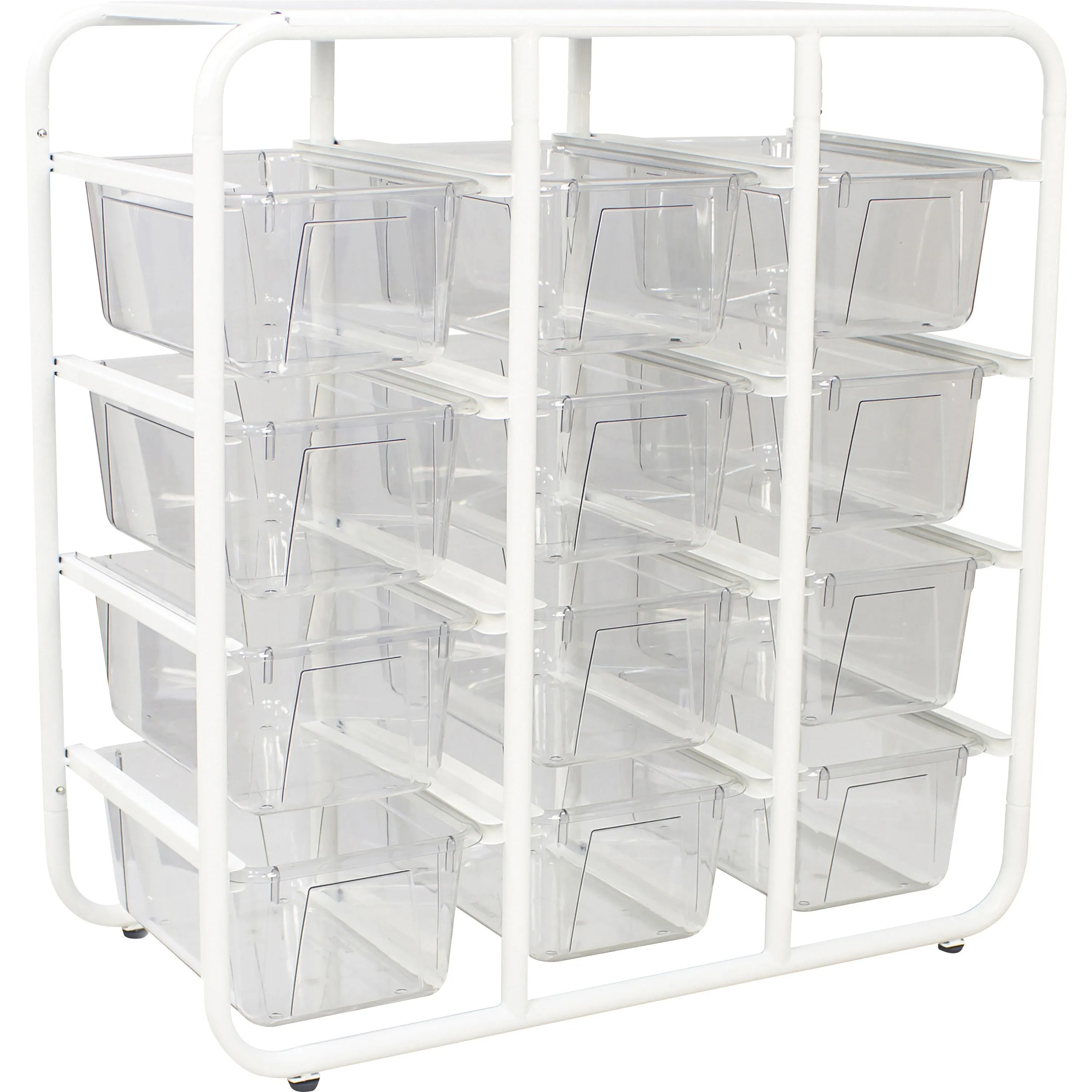 Storex Cubby Bin Storage Rack
