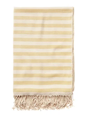Striped Bamboo Viscose Throw