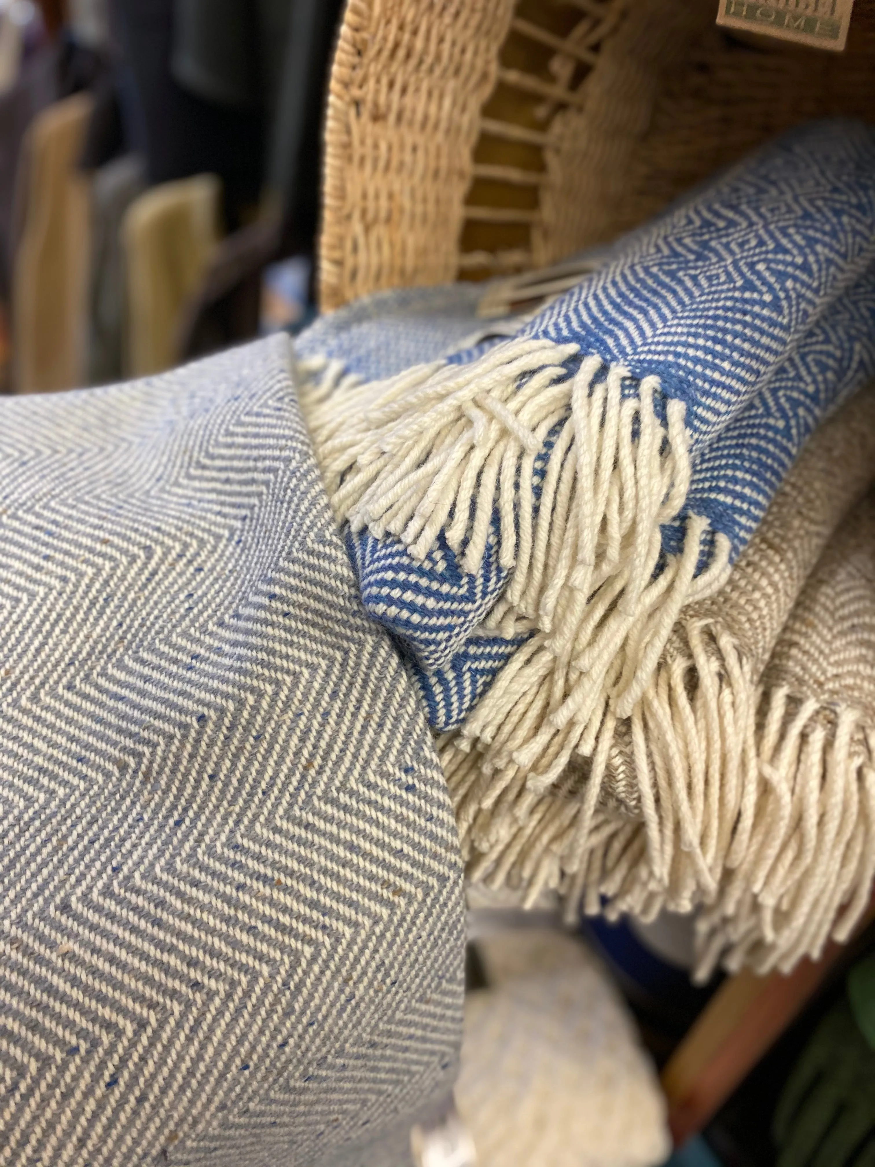 Studio Donegal Handwoven Wool Blanket/Throw