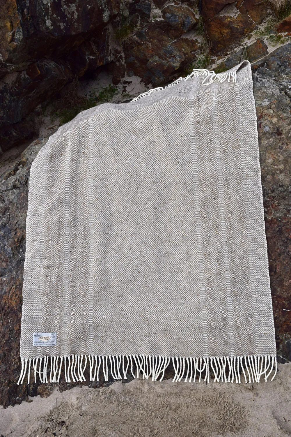 Studio Donegal Handwoven Wool Blanket/Throw