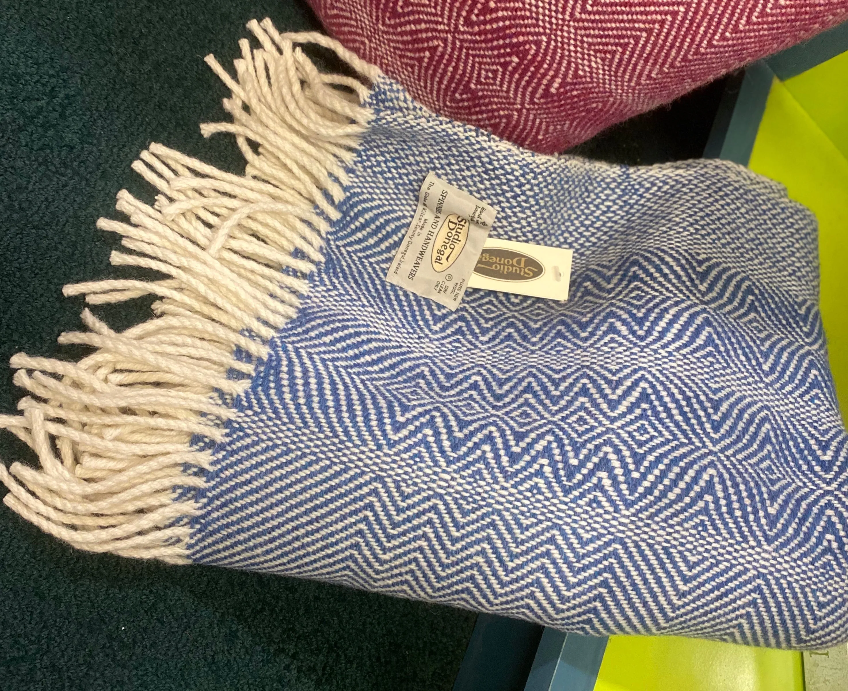 Studio Donegal Handwoven Wool Blanket/Throw