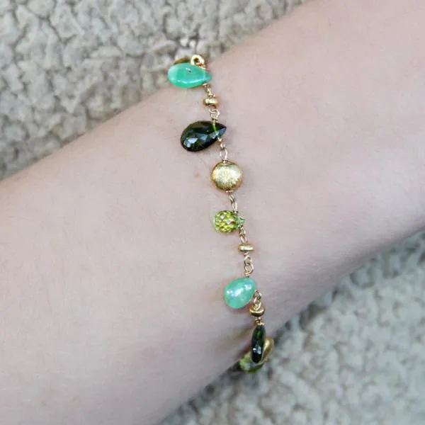 Summer Bloom Bracelet - green