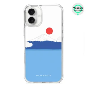 Summer Fujisan - iPhone 16 Plus Clear Bumper MagSafe Case