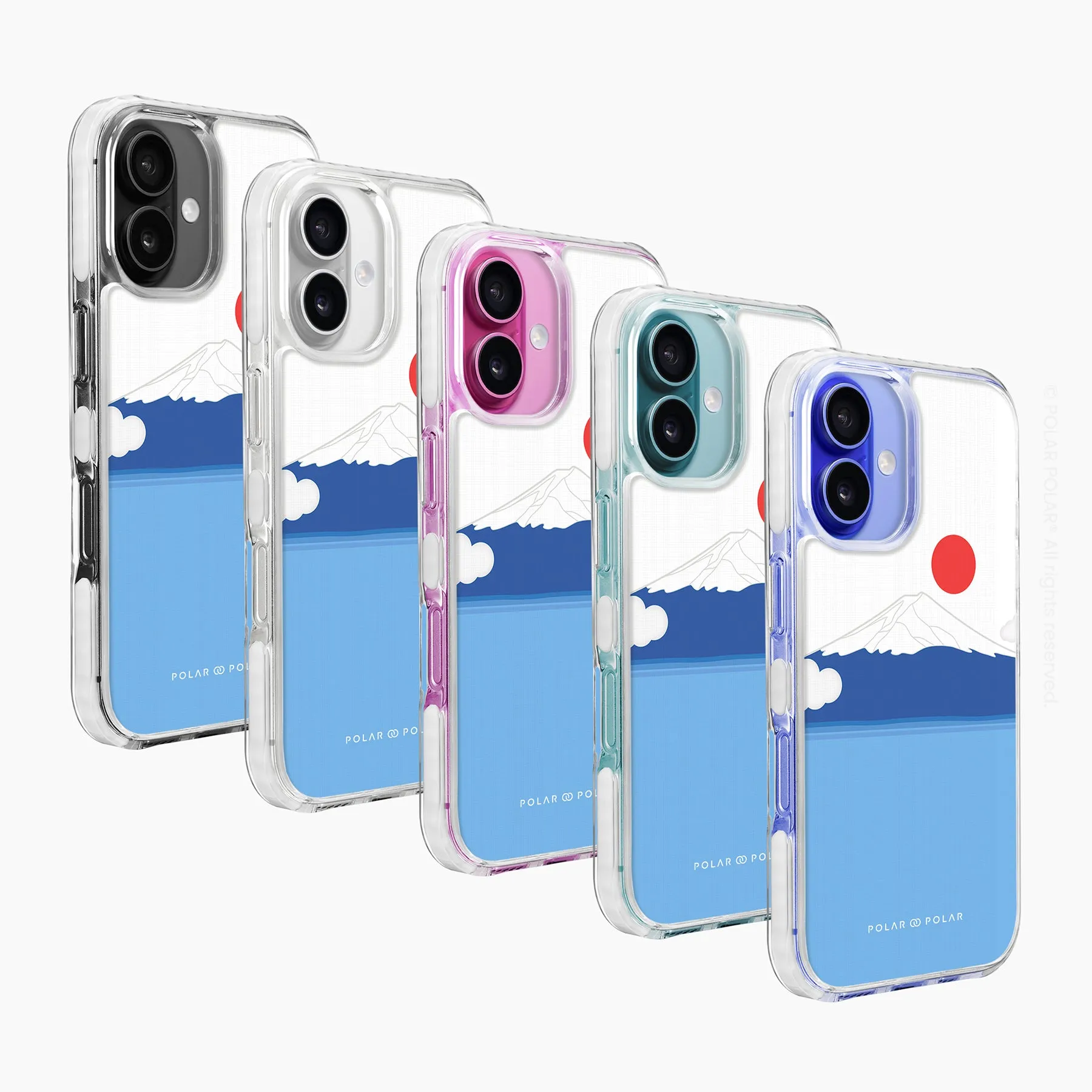 Summer Fujisan - iPhone 16 Plus Clear Bumper MagSafe Case