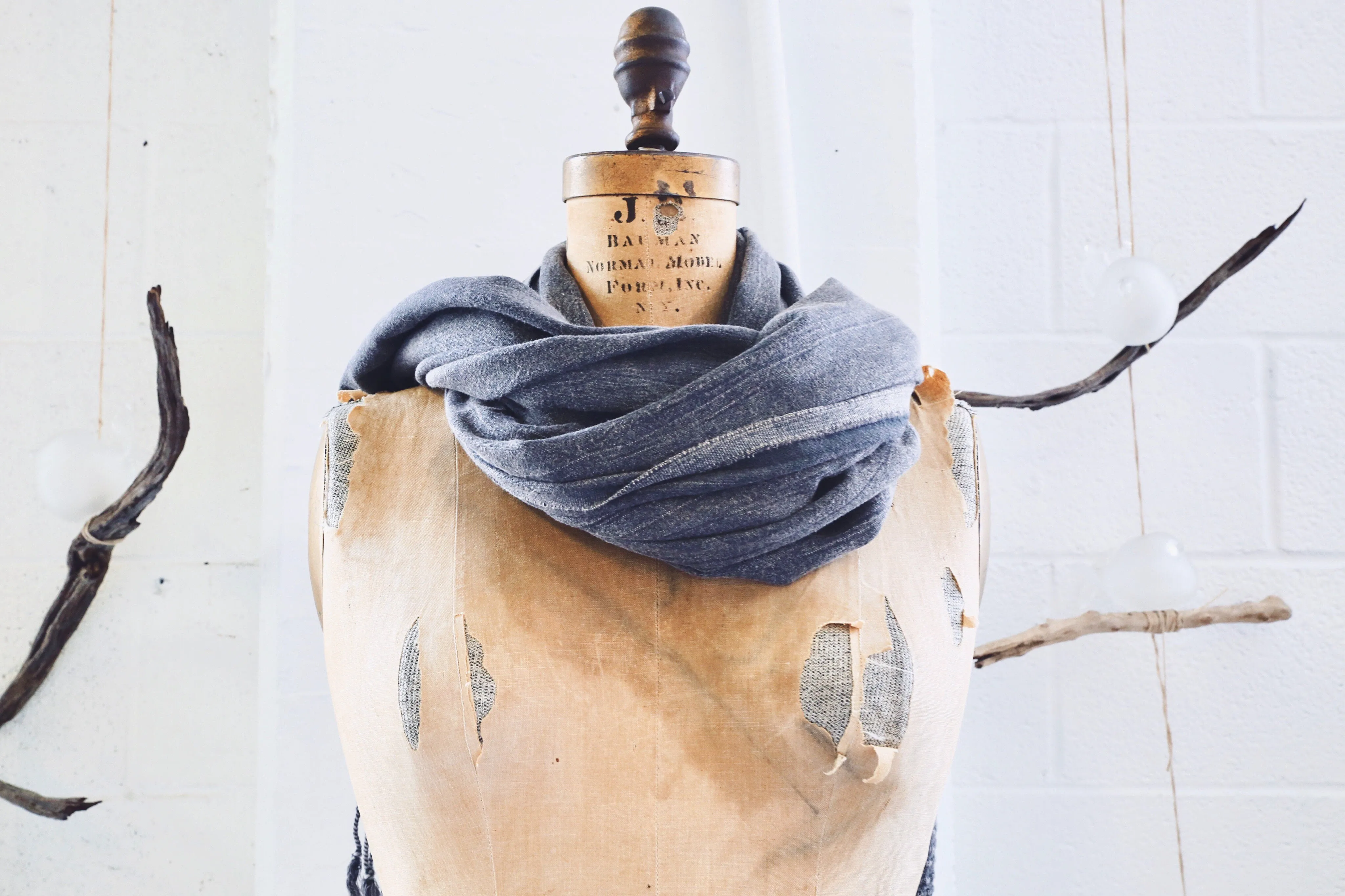 Summer Pestemal Scarf in Ash