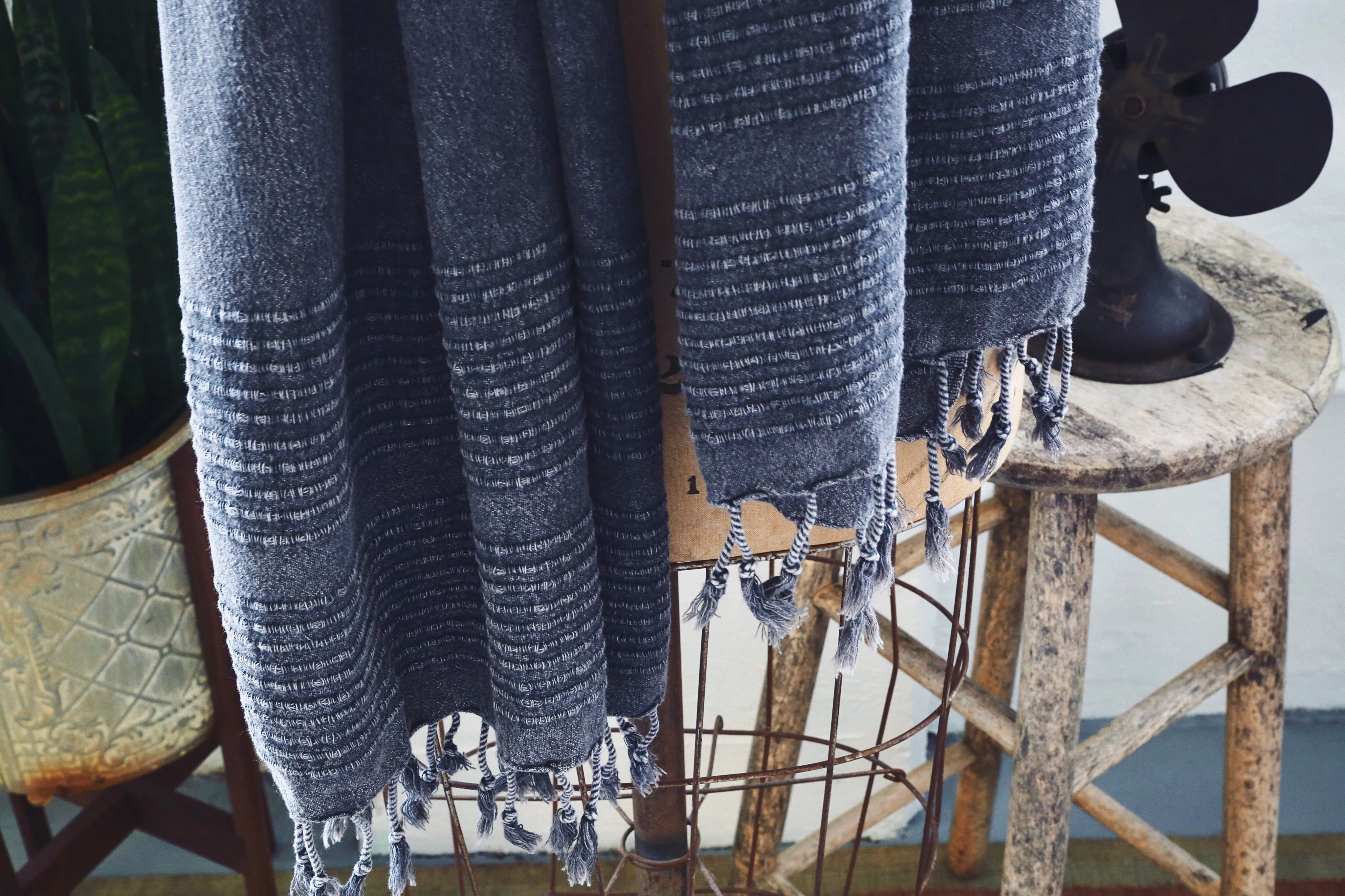 Summer Pestemal Scarf in Ash