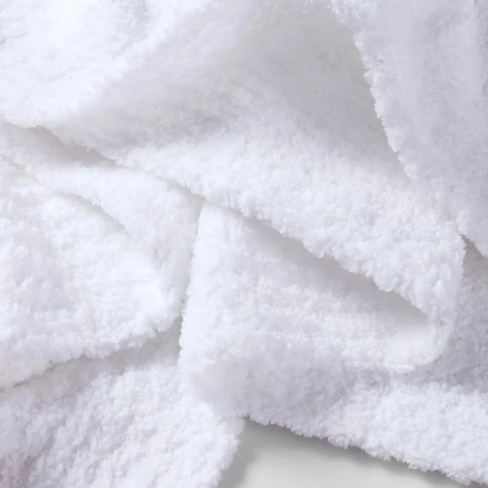 Sunday Citizen Clear White Snug King Size Bed Blanket