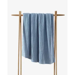 Sunday Citizen Denim Ribbed Lightweight Throw
