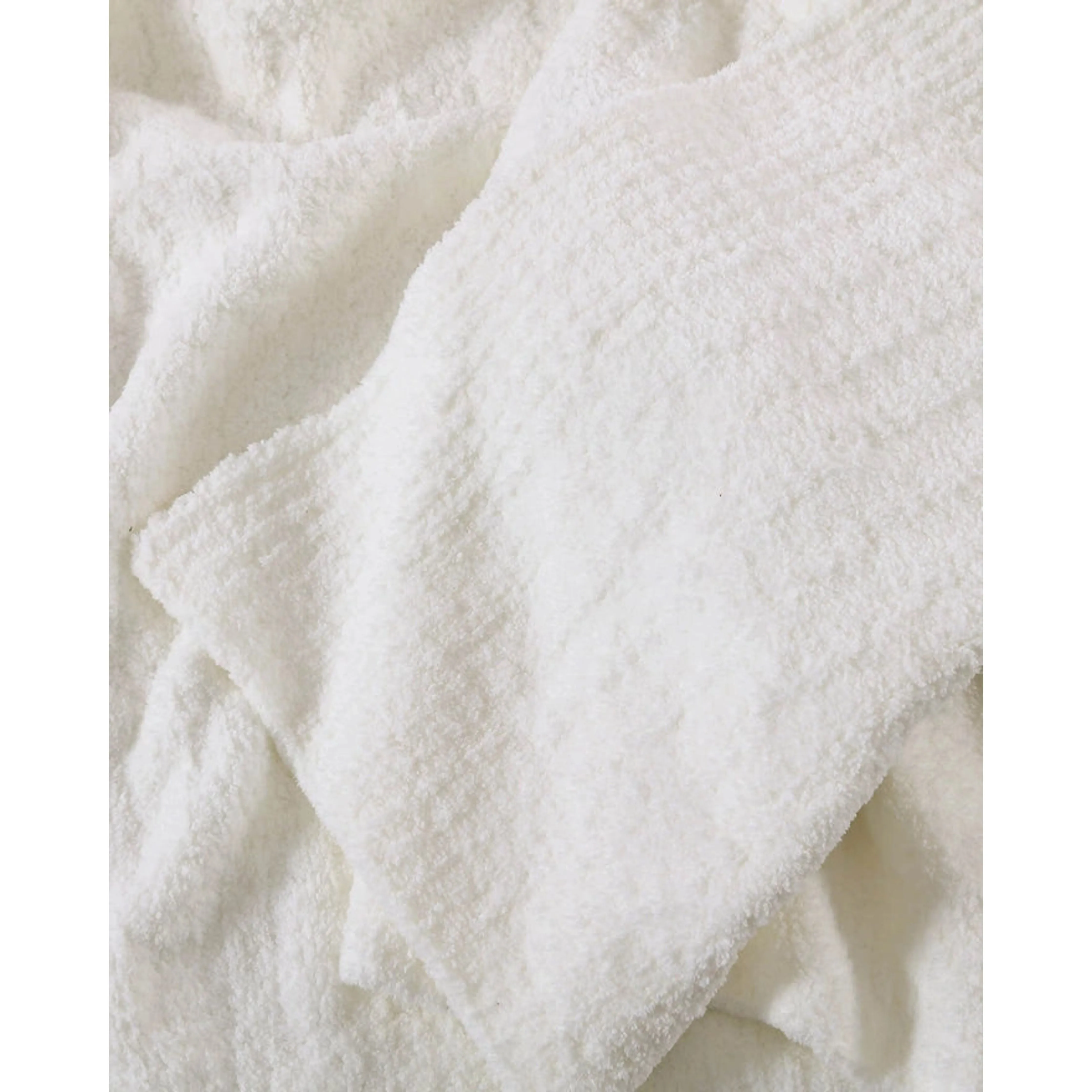 Sunday Citizen Off White Ribbed Lightweight Throw