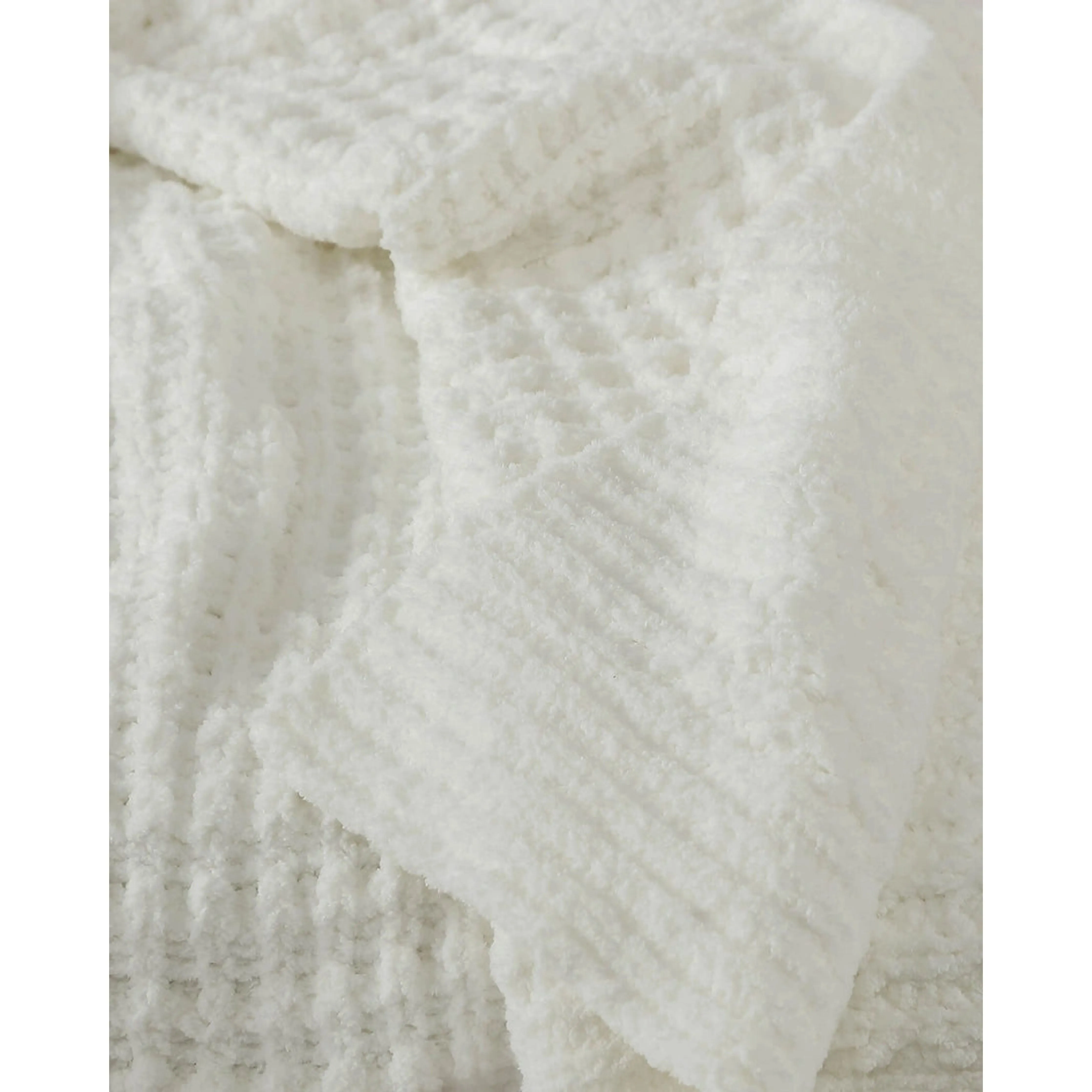 Sunday Citizen Waffle Lightweight Off White Throw