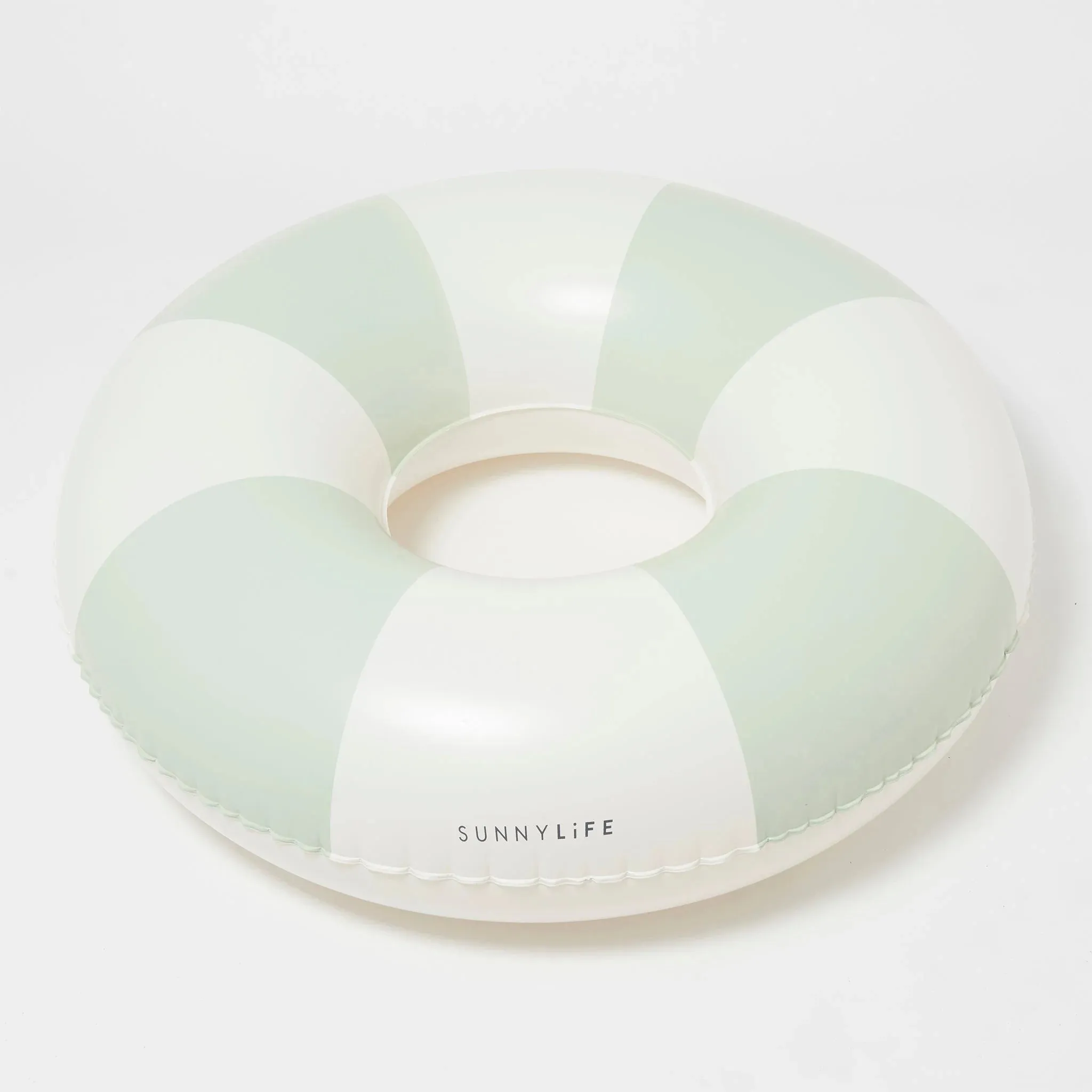 SUNNYLife Tube Pool Ring The Vacay Soft Olive Stripe