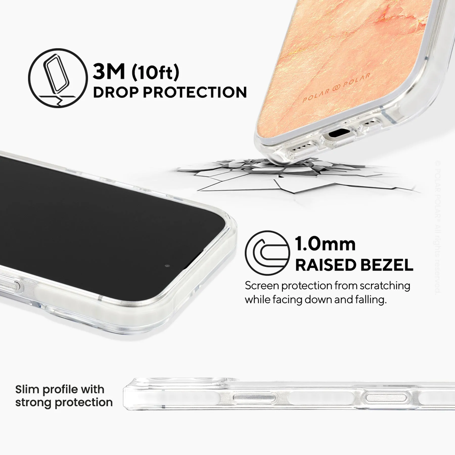 Sunset - iPhone 16 Pro Clear Bumper MagSafe Case