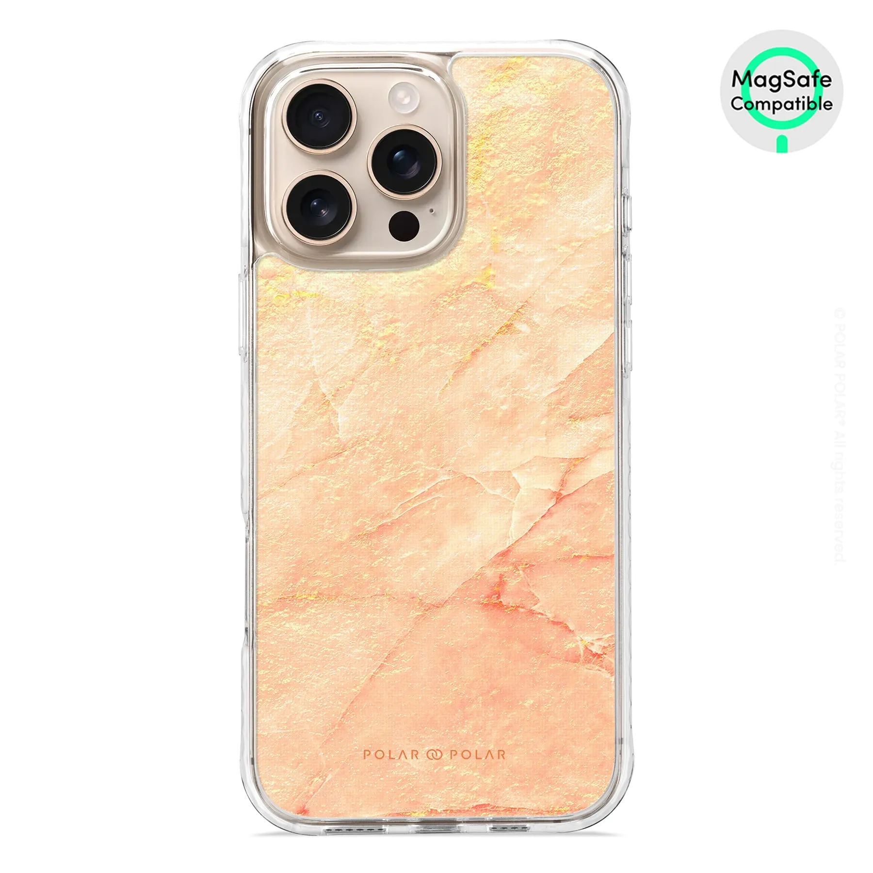Sunset - iPhone 16 Pro Max Clear Bumper MagSafe Case