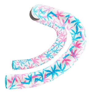 Supacaz SSK Handlebar Tape - Miami   Ano Blue Plugs