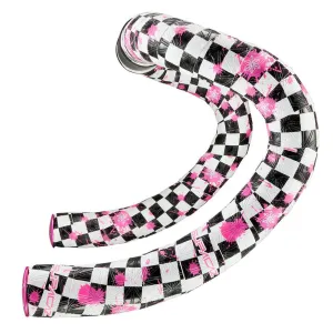Supacaz SSK Handlebar Tape - Rad   Ano Pink Plugs