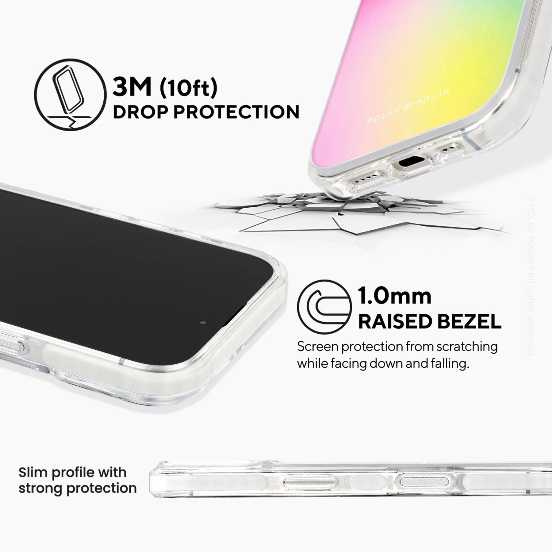 Sweet Dream Holo - iPhone 16 Plus Clear Bumper MagSafe Case