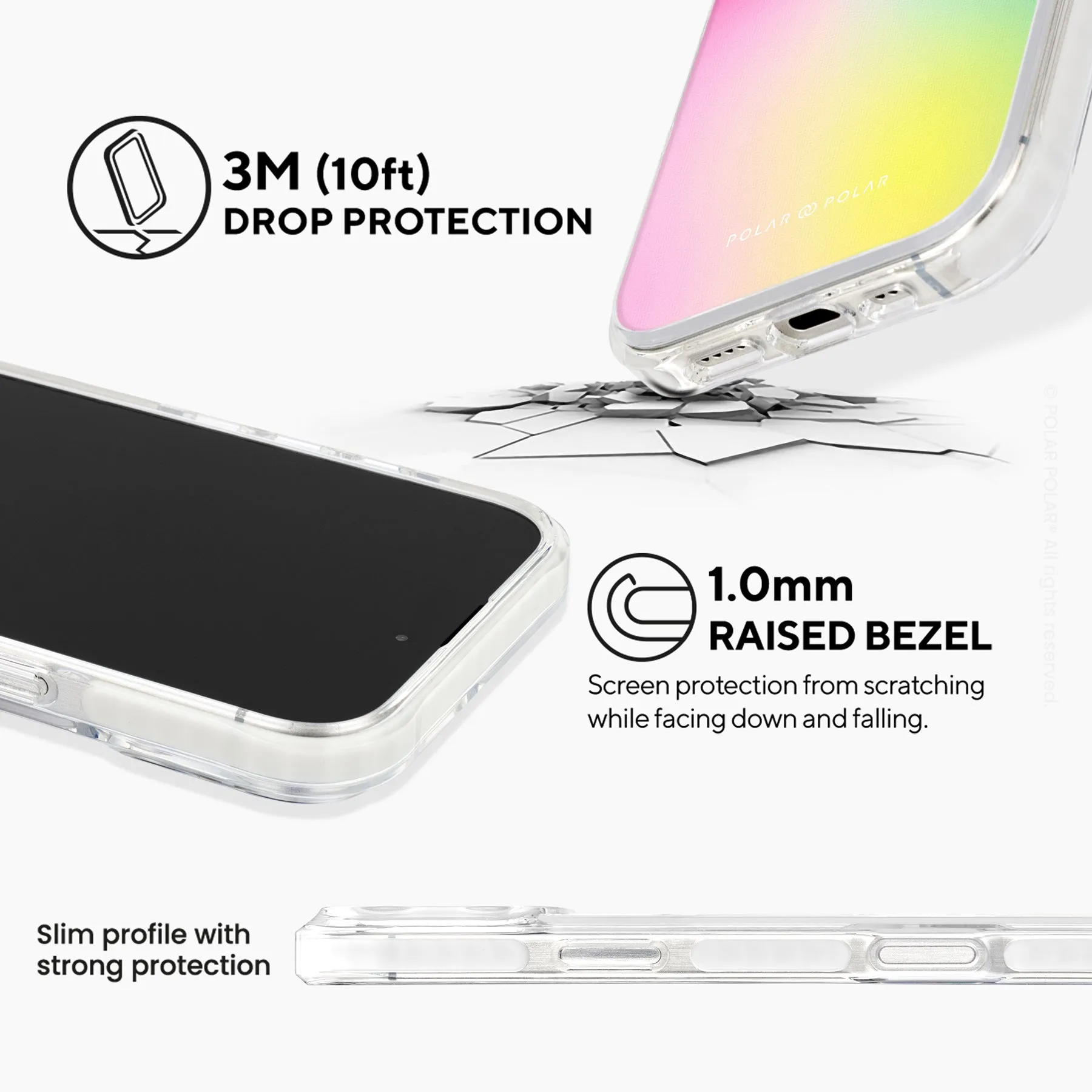 Sweet Dream Holo - iPhone 16 Pro Clear Bumper MagSafe Case