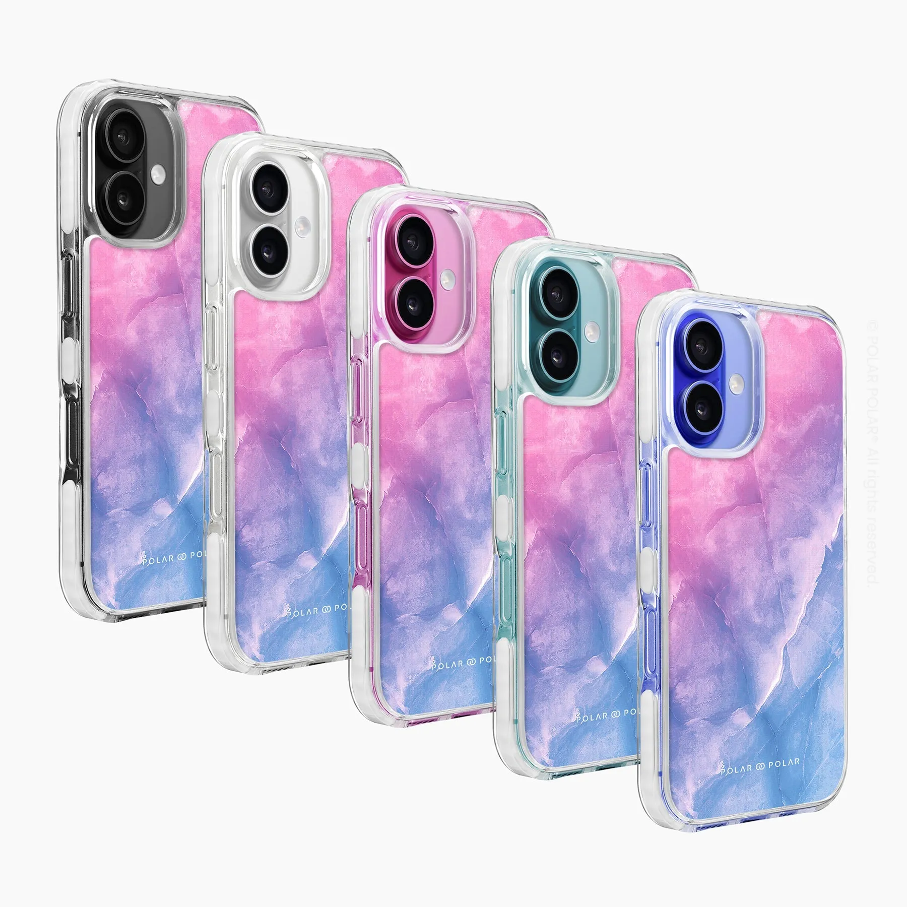 Sweet Rainbow - iPhone 16 Plus Clear Bumper MagSafe Case