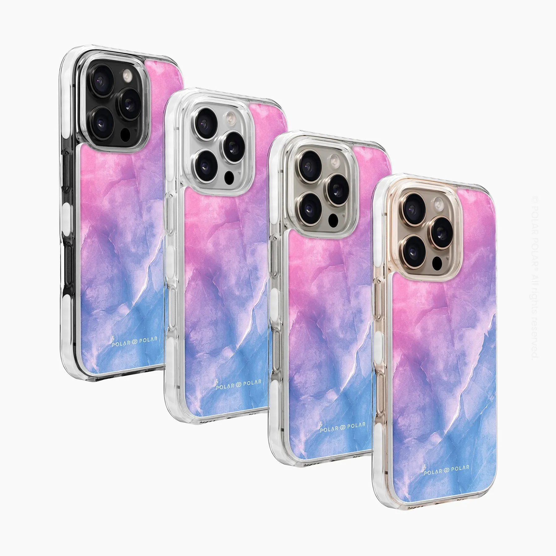 Sweet Rainbow - iPhone 16 Pro Max Clear Bumper MagSafe Case