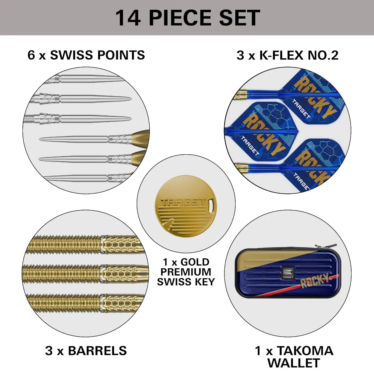Target Darts Limited Edition 95% Tungsten SP Steel Tip 24g