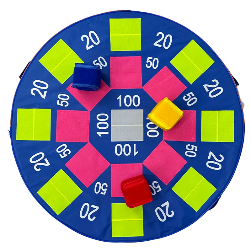 Target Throw Wheel with 3 Soft Balls