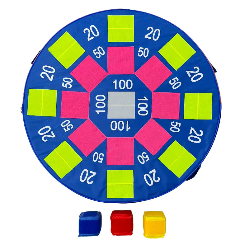 Target Throw Wheel with 3 Soft Balls