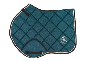 Teal Glitter Jump Saddle Pad