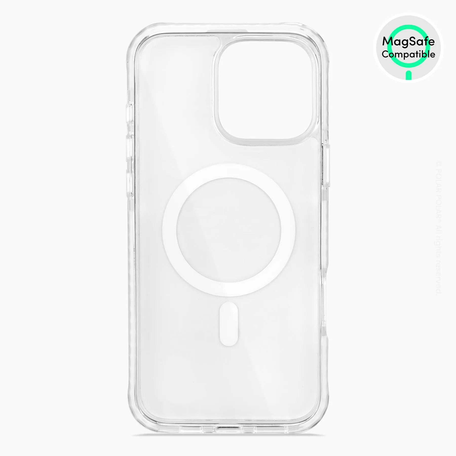 Terrazzo Lake Blue - iPhone 16 Pro Max Clear Bumper MagSafe Case