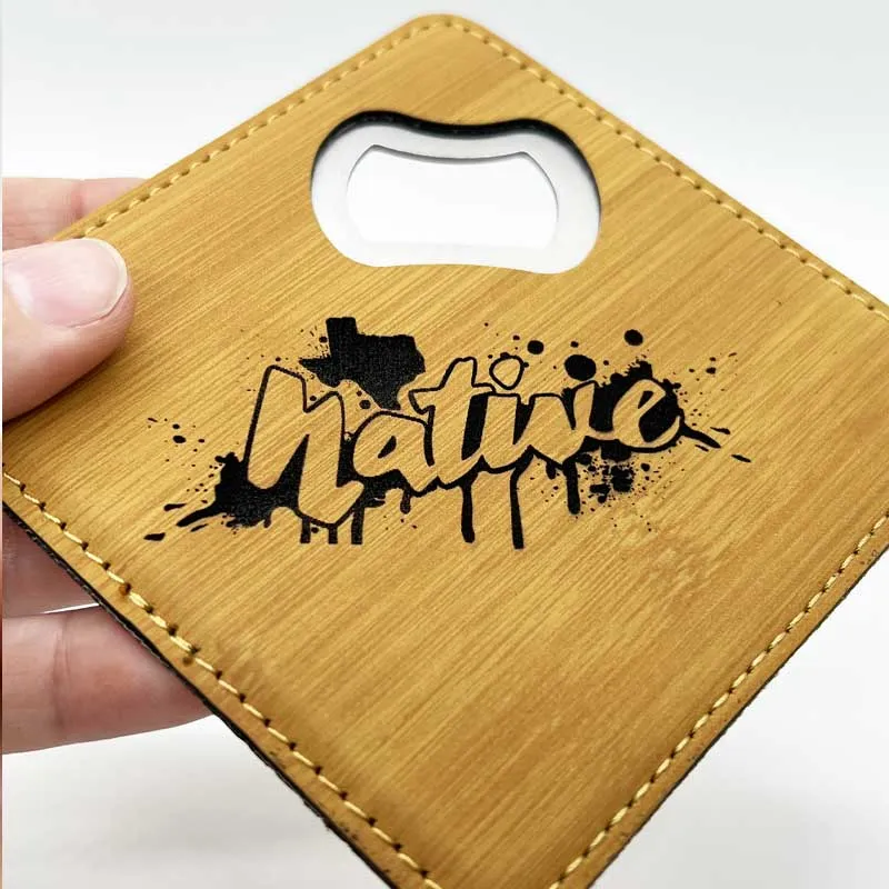 Texas Native Bottle Opener/Coaster
