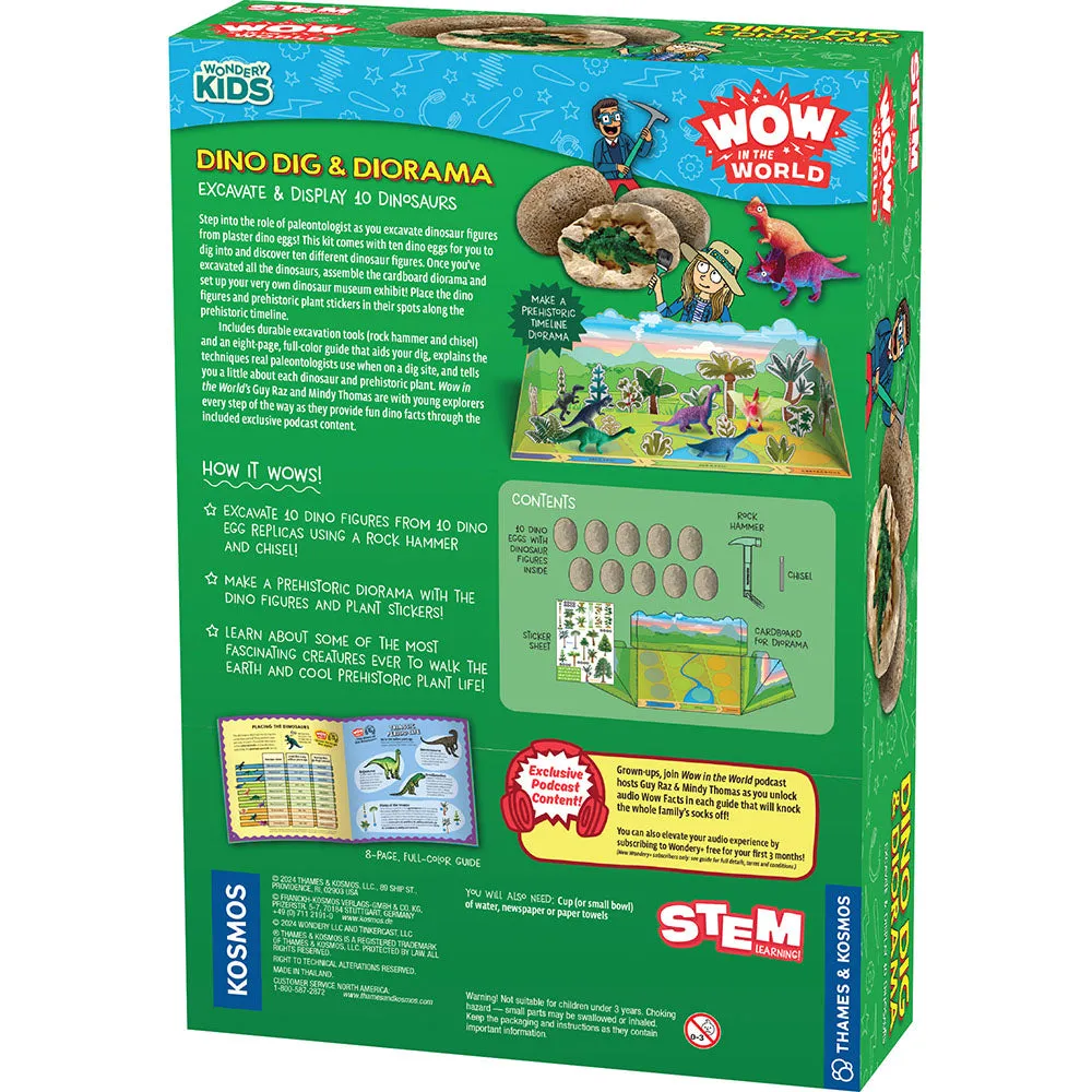 Thames & Kosmos Wow in the World: Dino Dig & Diorama