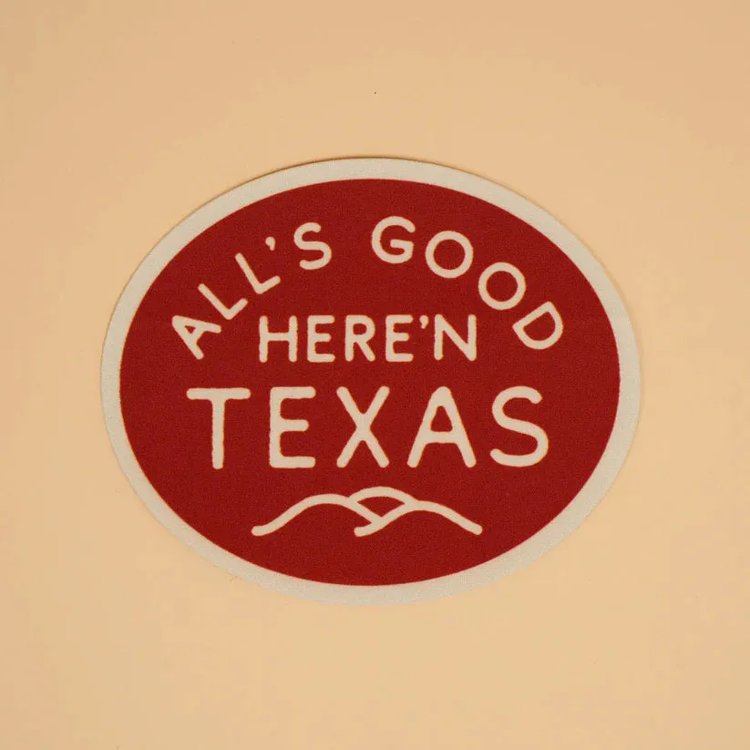 THC Provisions All's Good Sticker