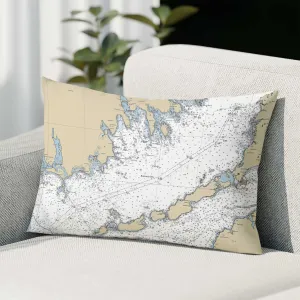 The Apponagasett to Elizabeth Islands Rectangle Pillow Cover