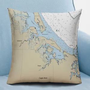 The Ipswich and Essex Square Pillow Cover