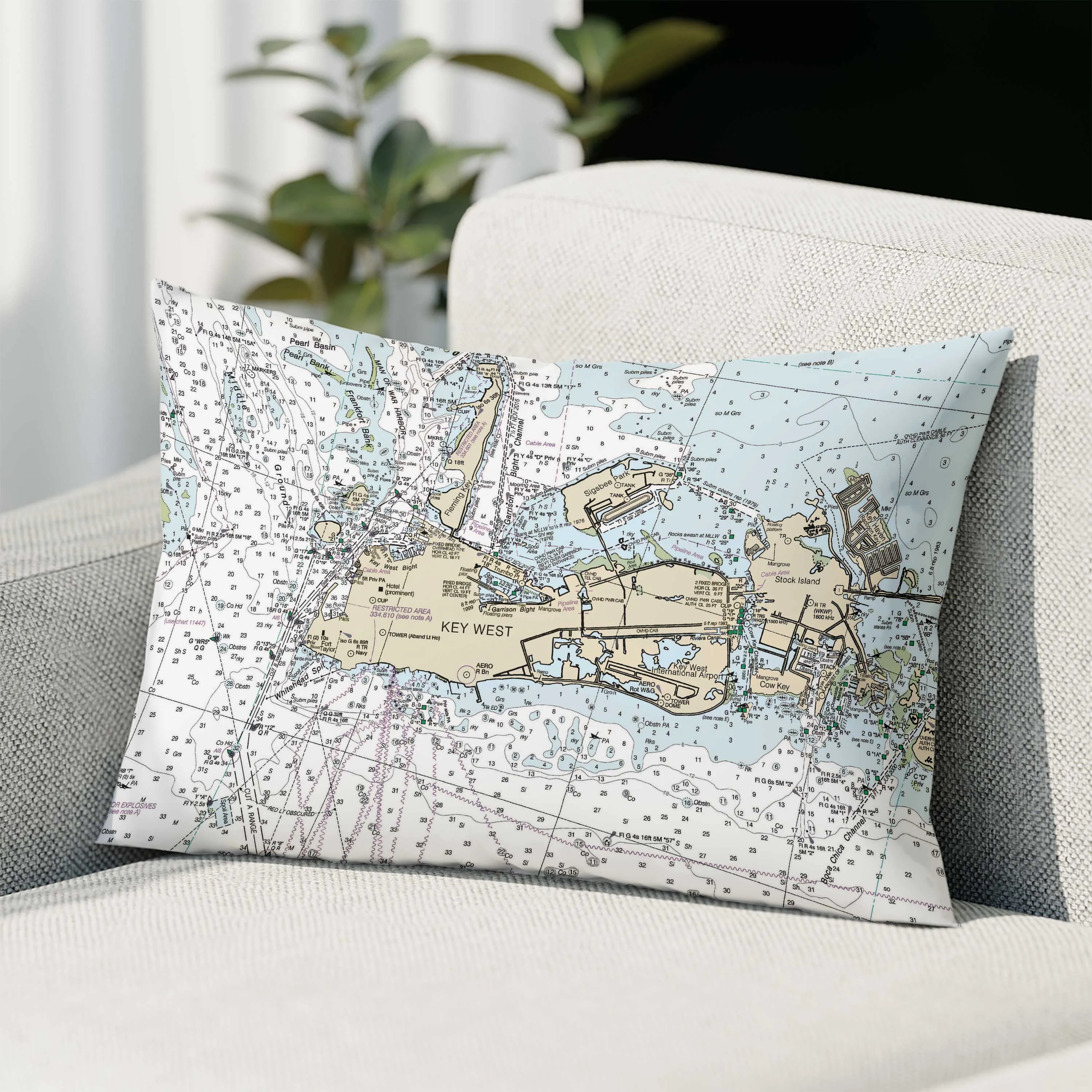 The Key West Rectangle Pillow Cover