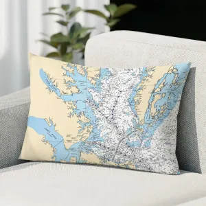 The Lower Chesapeake Bay Rectangle Pillow Cover