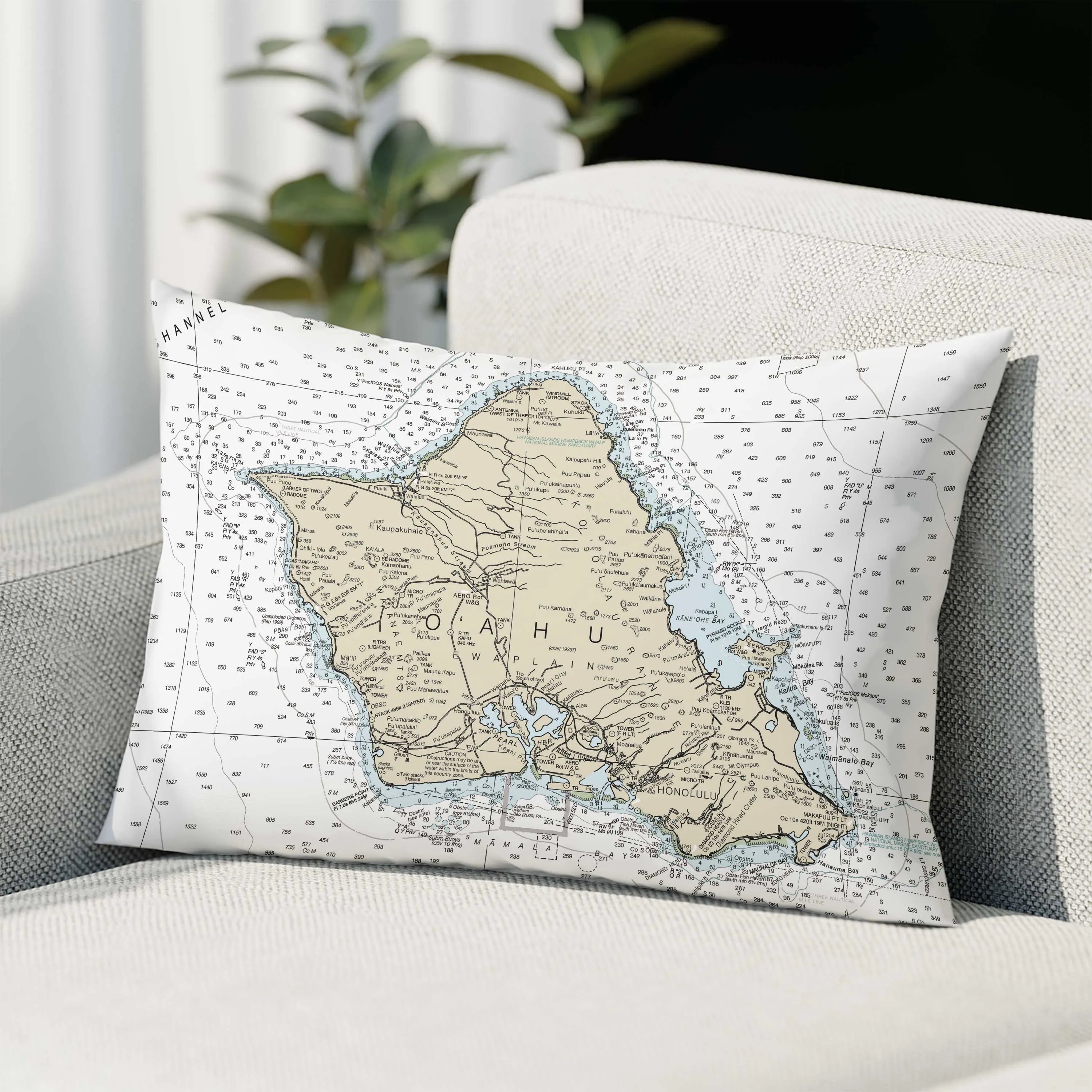 The Oahu Rectangle Pillow Cover