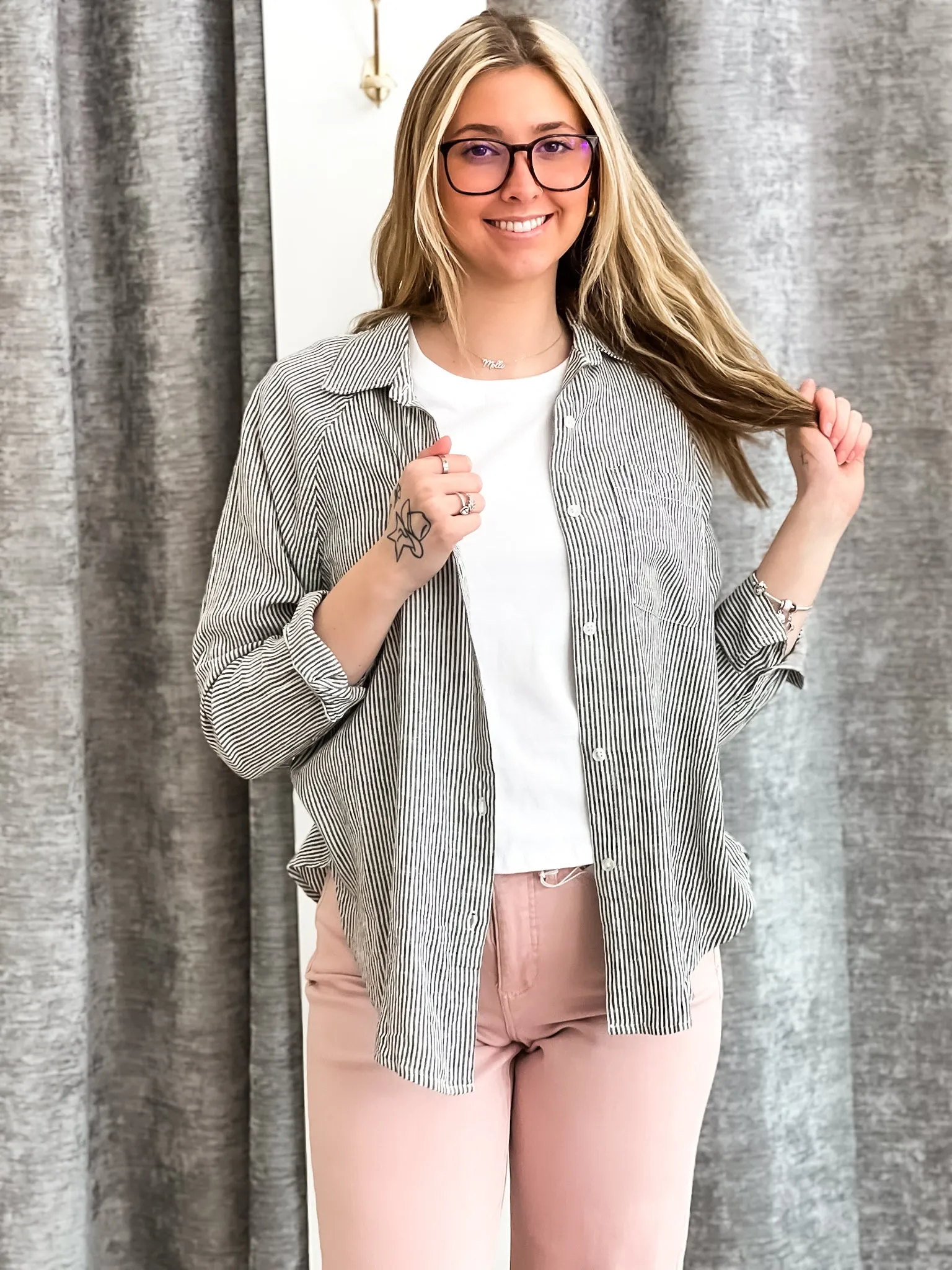 The Perfect Line Top - Sea Salt